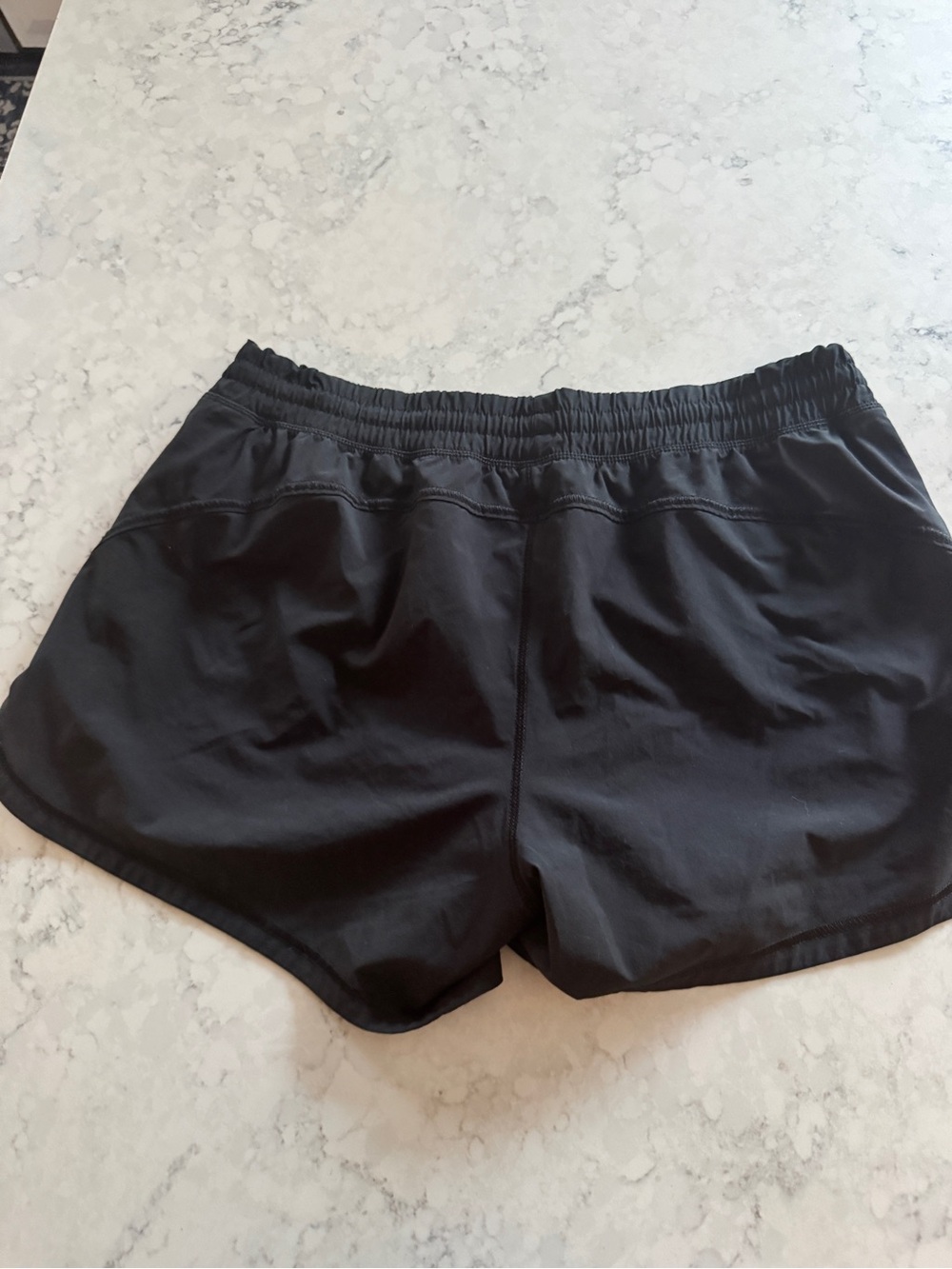 Athleta Racer Run Shorts 4 in Black
size large - Picture 5 of 10